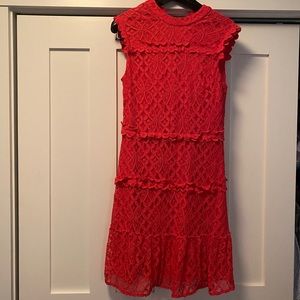 Julia Jordan Red Lace dress
